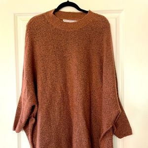 Oversized Mock-Neck Tunic